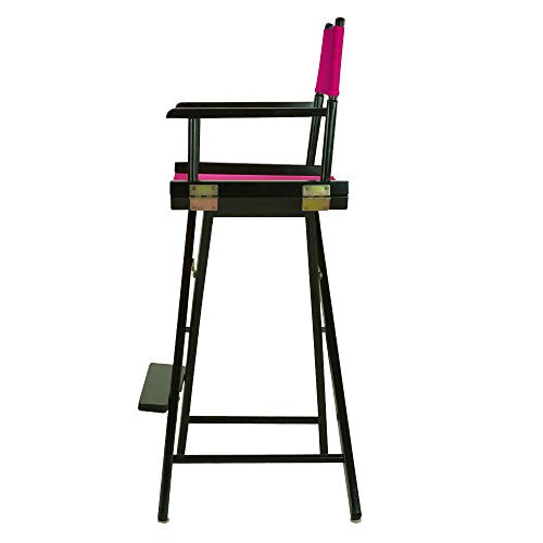 Casual Home 230-02/021-30 Director Chair 30" - Bar Height BlackFrame/Magenta Canvas
