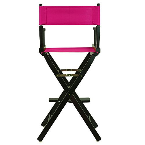 Casual Home 230-02/021-30 Director Chair 30" - Bar Height BlackFrame/Magenta Canvas