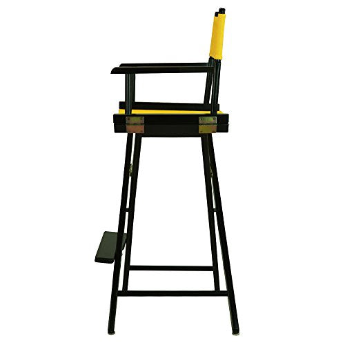 Casual Home 230-02/021-34 Director Chair 30" - Bar Height BlackFrame/Gold Canvas