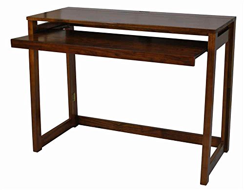 Casual Home Folding Desk with Pull-Out & USB Ports