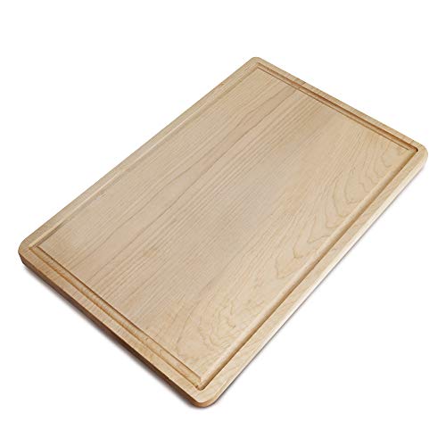 Casual Home Delice Maple Rectangle Juice Drip Groove Cutting Board, Rectangular 15.5x11