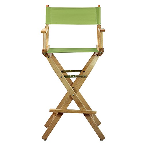 Casual Home 230-00/021-72 30" Natural Frame-Lime Green Canvas Director Chair Bar Height