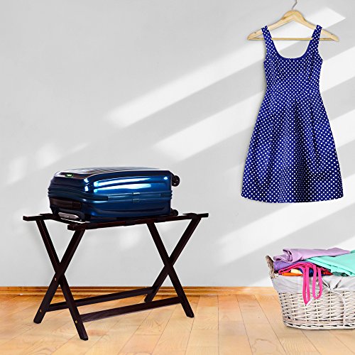 Casual Home Heavy Duty 30" Extra-Wide Luggage Rack, solid wood