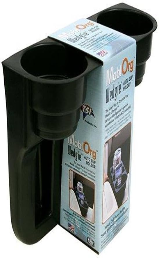 TSI Products 35101 Black Wedgie Cup Holder
