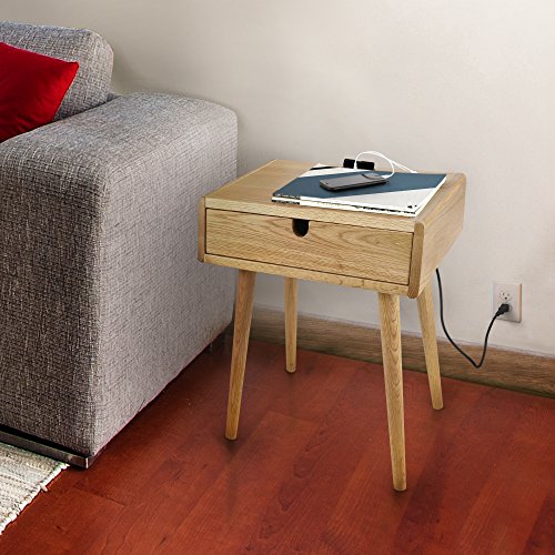 American Trails Freedom Nightstand End Table, Natural Oak