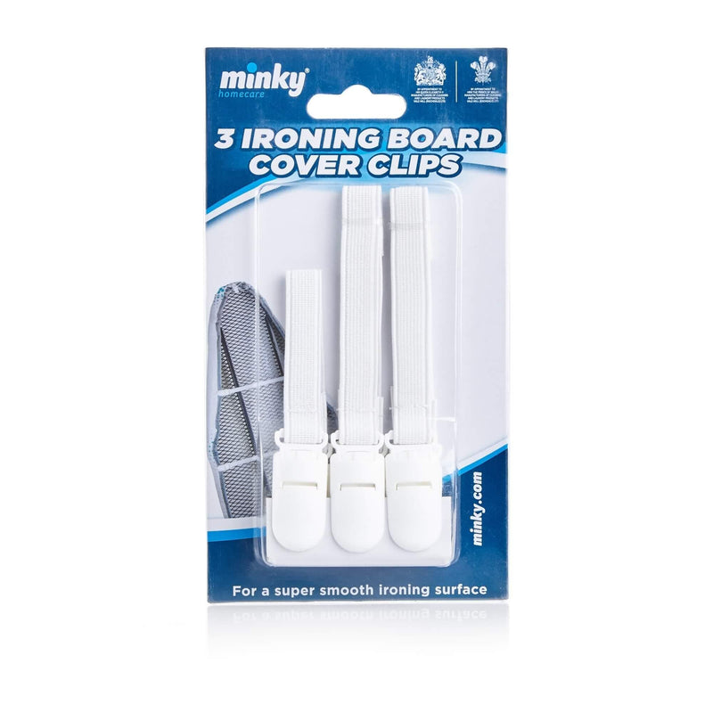 Minky Homecare Ironing Board Clips - 3-Pack