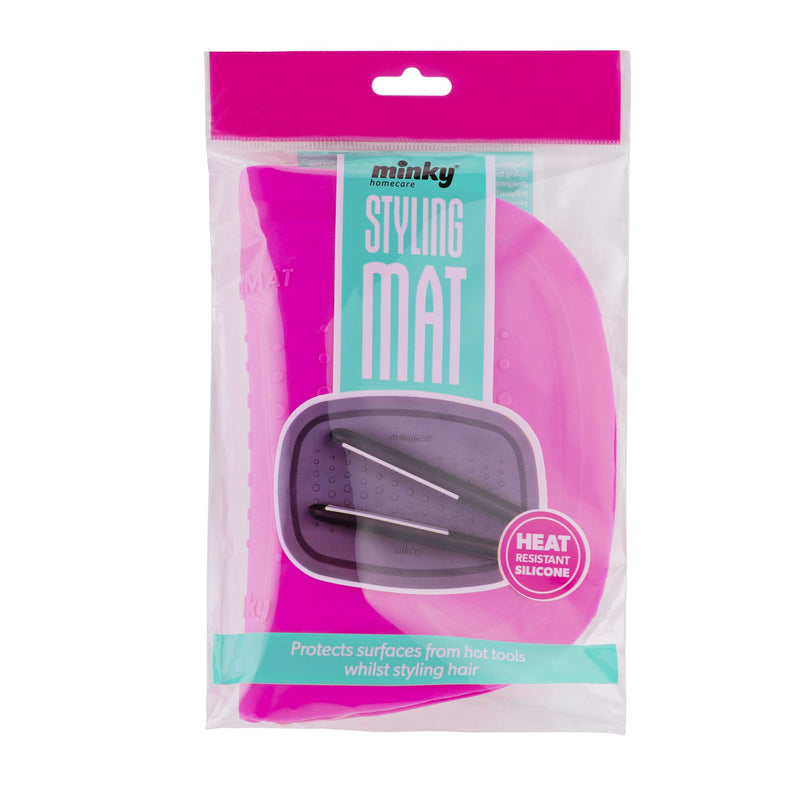 Minky Homecare Styling Mat Pink