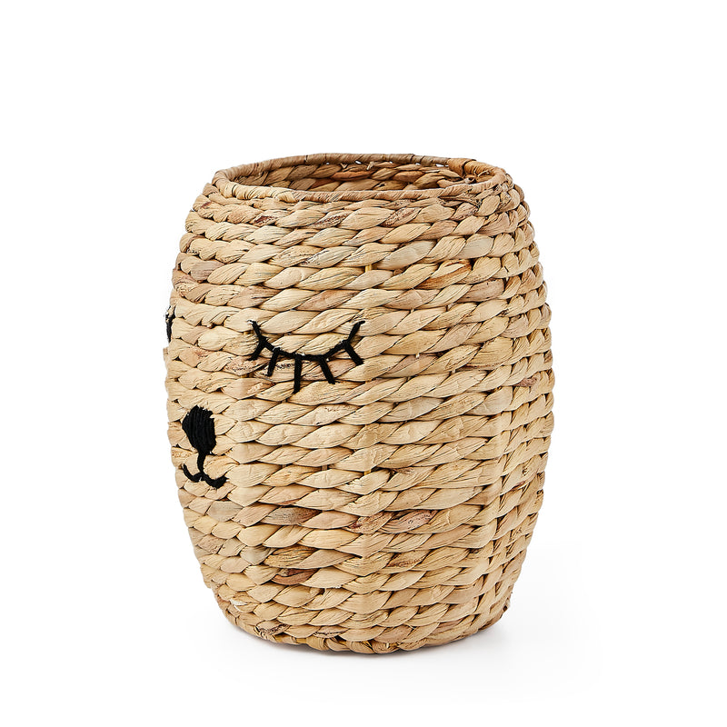 Home Outfitters S/4 Round Bear Hamper Set, Natural