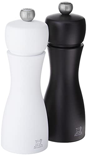 Peugeot Tahiti 6 Inch Black Pepper Mill and White Salt Mill Set