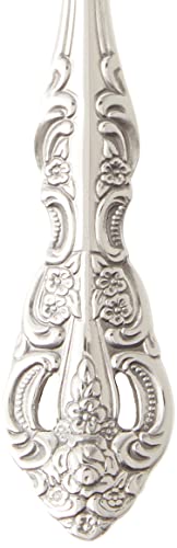 Oneida Michelangelo Fine Flatware Teaspoons, Set of 4 , 18/10 Stainless Steel, Silverware Set, Dishwasher Safe