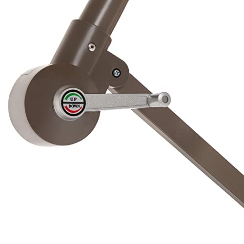 Duck Covers Weekend Patio Cantilever Umbrella, 10 Foot, Straw