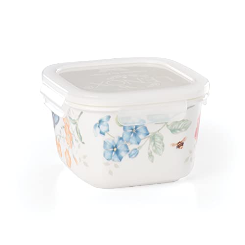 Lenox Butterfly Meadow Square Food Storage Container, 1.20 LB, Multi