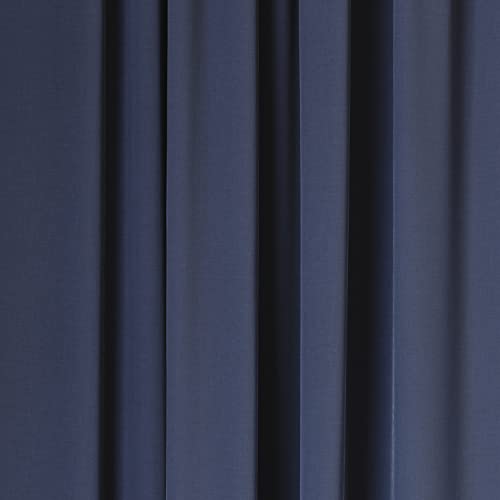 Umbra Twilight Blackout Panel with Pocket top tabs, 84" Inch, Navy