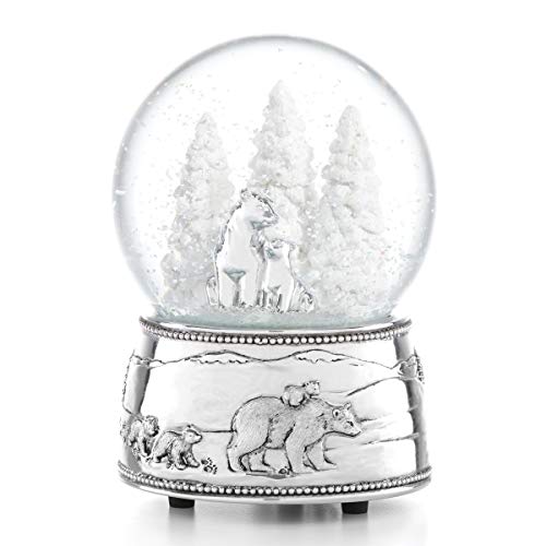 Reed And Barton North Pole Bound Polar Bear Musical Snow Globe, 2.25 LB, Multi