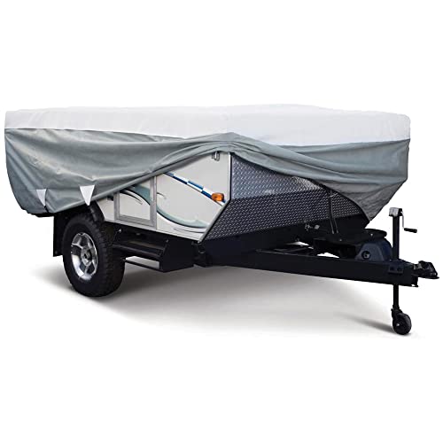 Classic Accessories Over Drive PolyPRO3 Folding Camping Trailer Cover, Fits 18&