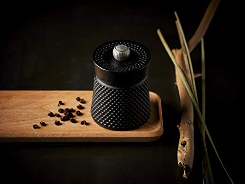 Peugeot BALI FONTE Cast Iron Pepper Mill, 8cm/3 In, Black
