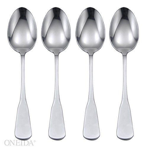 Oneida Colonial Boston Teaspoons, silverware set, Set of 4 5750004E