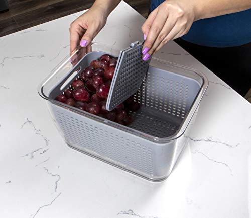 Kitchen Spaces Colander Bin, Small, Gray