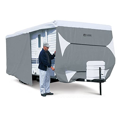 Classic Accessories Over Drive PolyPRO3 Deluxe Travel Trailer/Toy Hauler Cover, Fits 35&