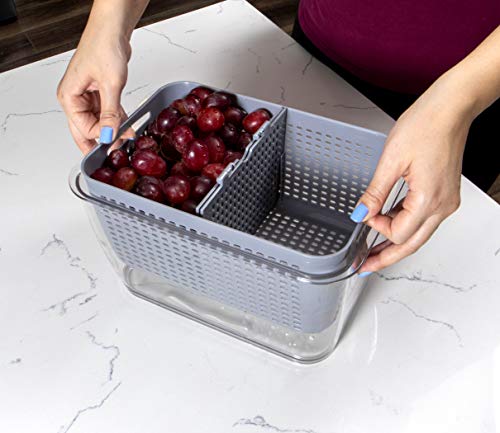 Kitchen Spaces Colander Bin, Small, Gray