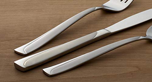 Oneida Madeline 51 Piece Everyday Flatware Caddy, Service for 8, 18/0 Stainless Steel, Silverware Set