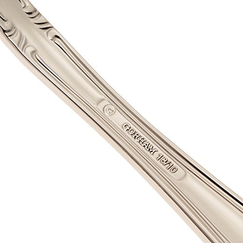 Gorham Valcourt Stainless Flatware 5 Piece Place Setting , Silver
