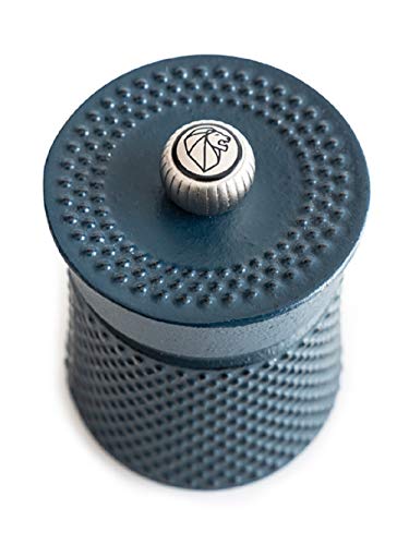 Peugeot - 36621 Peugeot BALI FONTE Cast Iron Pepper Mill, 8cm/3 In, Blue
