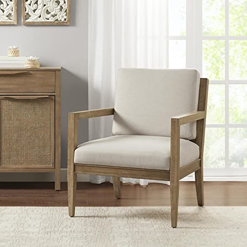 Madison Park Tage Accent Chair with Ivory Finish MP100-1187