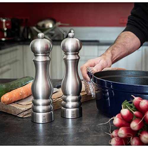 Peugeot Paris Chef Stainless Steel 22cm - 8 3/4" Pepper Mill