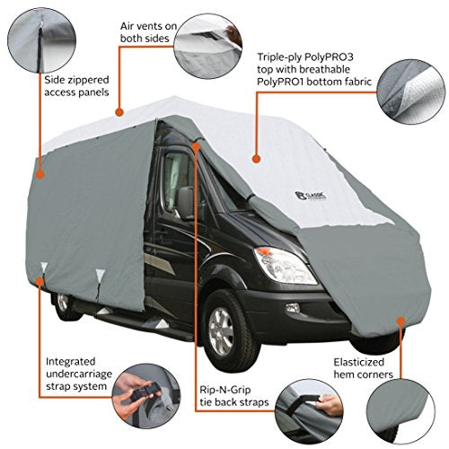Classic Accessories Over Drive PolyPRO3 Deluxe Class B+ RV Cover, 25&
