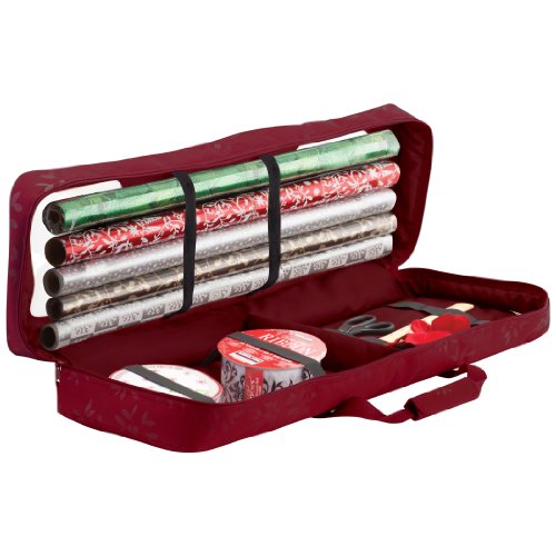 Classic Accessories Seasons Holiday Gift Wrapping Supplies Organizer & Storage Duffel 36 inches L12 inches W6 inches high