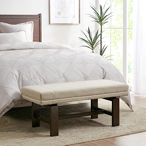 Madison Park Transitional Claymore Claymore Accent Bench in Natural MP105-1134