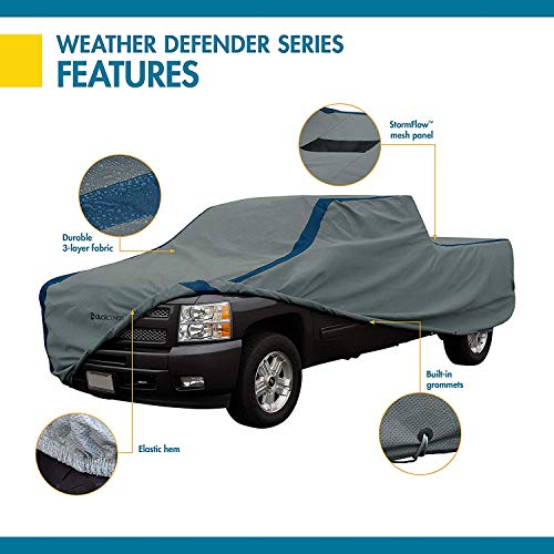 Duck Covers Weather Defender Truck Cover with StormFlow, Standard Bed, LWBs up to 19&