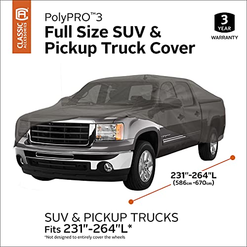 Classic Accessories Over Drive PolyPRO3 SUV Car Cover 19&