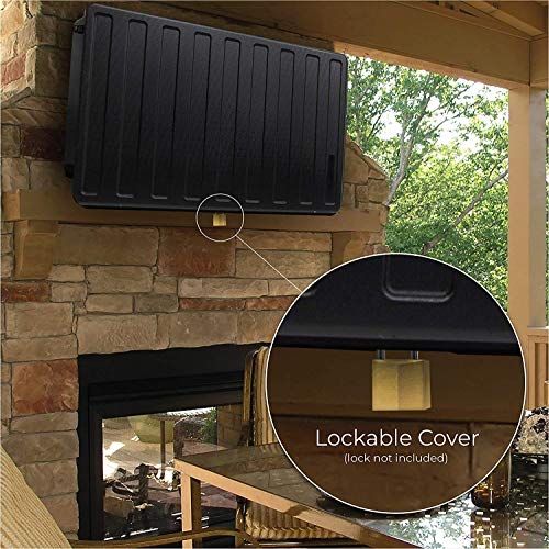 Storm Shell Outdoor TV Hard Cover Weatherproof Protection for Television - Mounts Right on The Wall - TV Wall Mounting Bracket Included (32-44 inch)