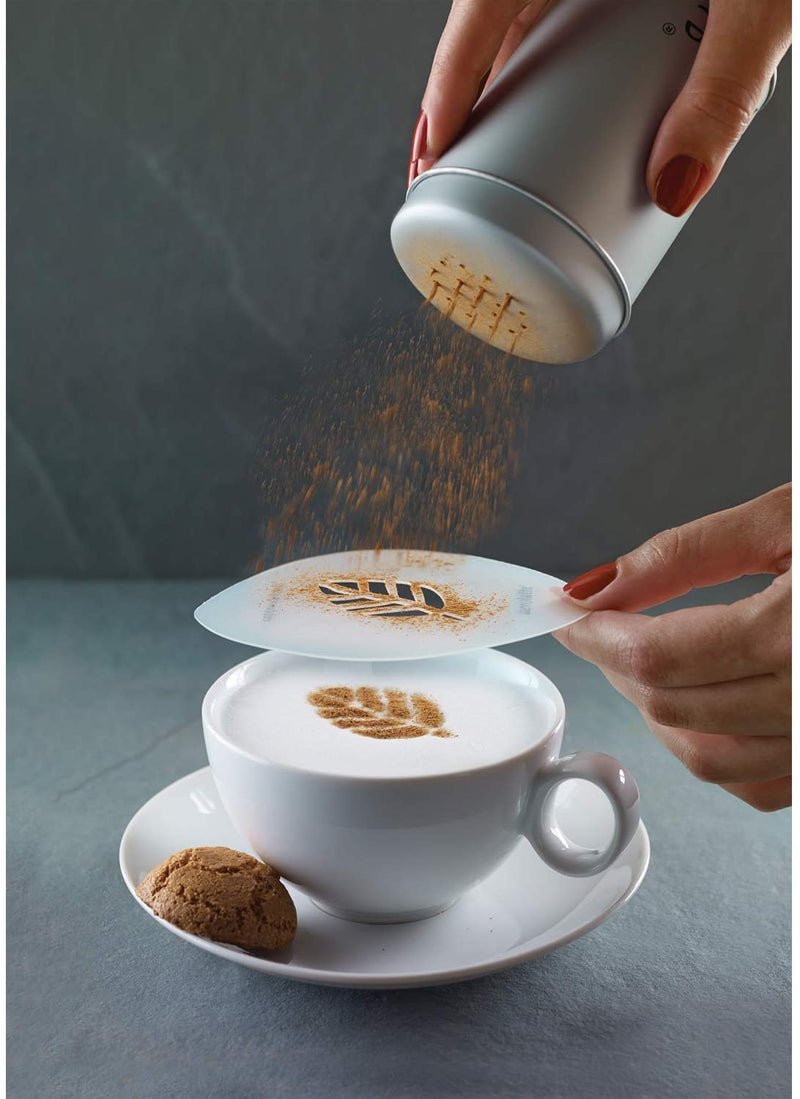 Aerolatte Cappuccino Stencil Set for Latte Art, Set of 6 Stencils