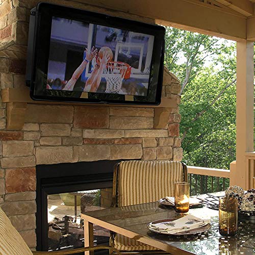 Storm Shell Outdoor TV Hard Cover Weatherproof Protection for Television - Mounts Right on The Wall - TV Wall Mounting Bracket Included (32-44 inch)