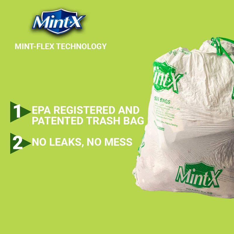 Mint-X® MintFlex® Rodent Repellent Trash Bags, 13 Gallon, 40 Count
