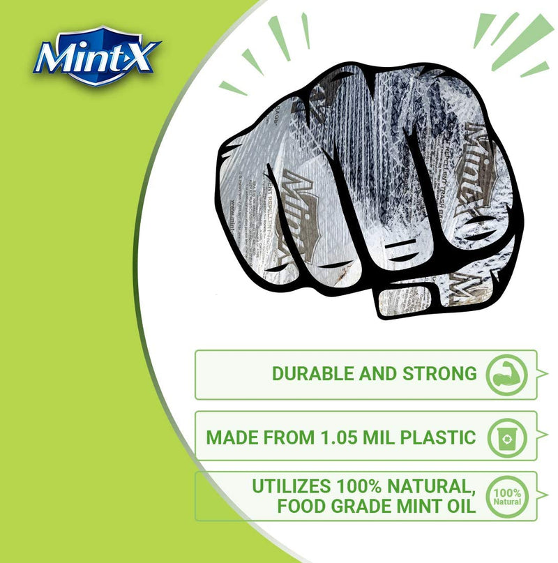 Mint-X® MintFlex® Rodent Repellent Trash Bags, 33 Gallon, 40 Count