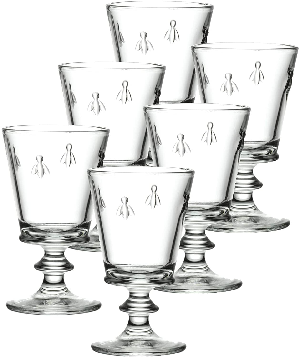 La Rochere Bee Water Glasses - Set of 6. Made In France! (637101