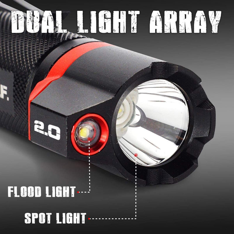 B.A.M.F.F. 2.0 - 200 Lumen Dual LED Flashlight