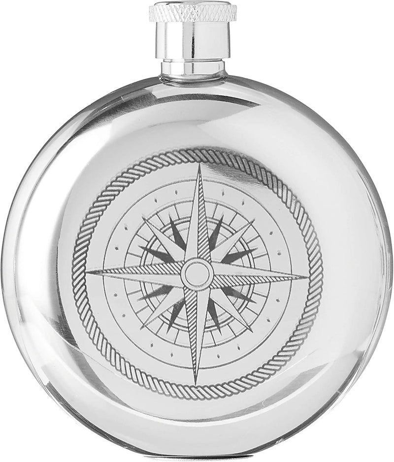 3 OZ CANTEEN FLASK COMPASS SMALL