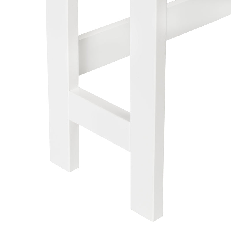 Honey-Can-Do Over-The-Toilet Bathroom Shelving Space Saver, White