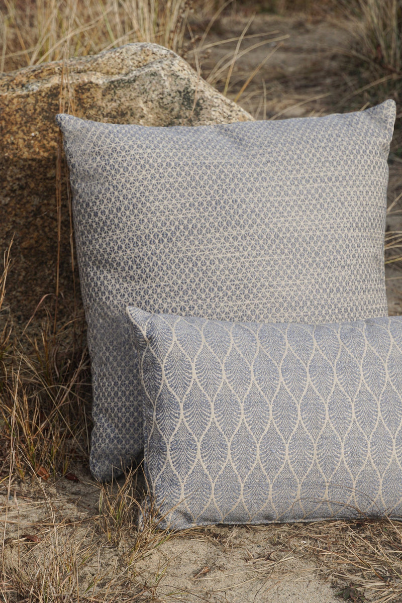 Coastal Breeze 24x24 Indigo Outdoor Pillow