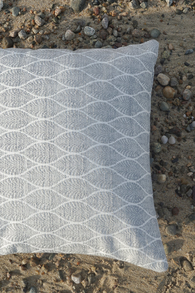 Summer Flora 14x20 Grey Outdoor Pillow