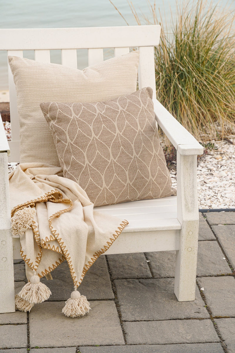 Cool Tropics 24x24 Mocha Outdoor Pillow