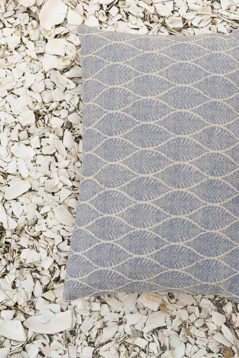 Summer Flora 20x20 Indigo Outdoor Pillow