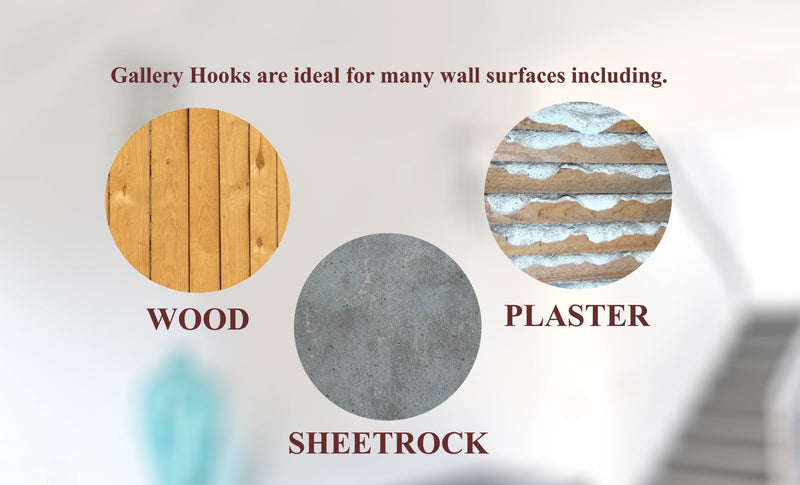 HangZ Gallery 50lb Picture Hooks (50-Pack)