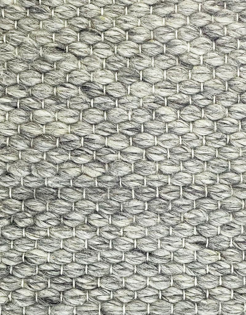 Handwoven Clean Grey Pillow 14x40