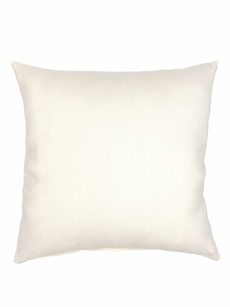 Summer Classic 24x24 White Outdoor Pillow